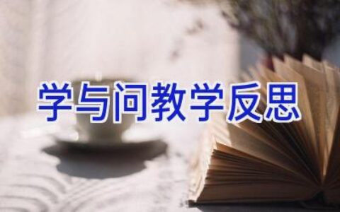 学与问教学反思