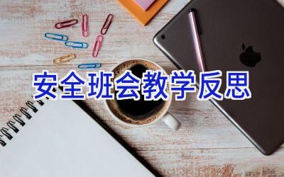 安全班会教学反思