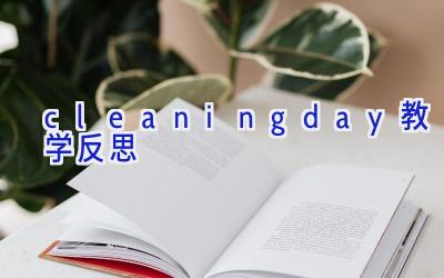 cleaningday教学反思