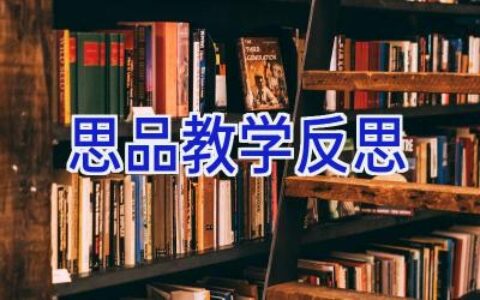 思品教学反思