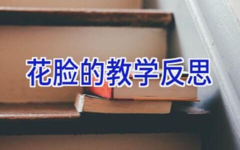 花脸的教学反思