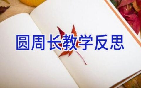 圆周长教学反思