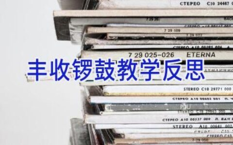 丰收锣鼓教学反思