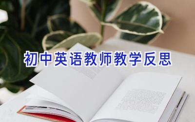 初中英语教师教学反思