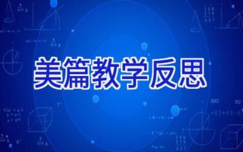 美篇教学反思