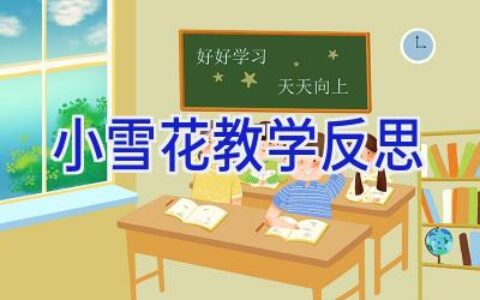 小雪花教学反思