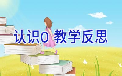 认识0教学反思