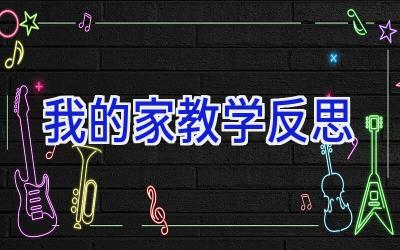 我的家教学反思