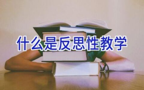 什么是反思性教学