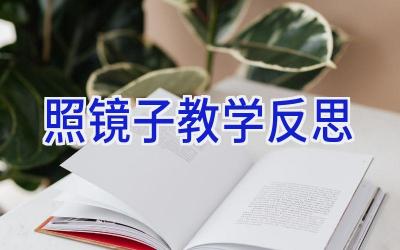 照镜子教学反思