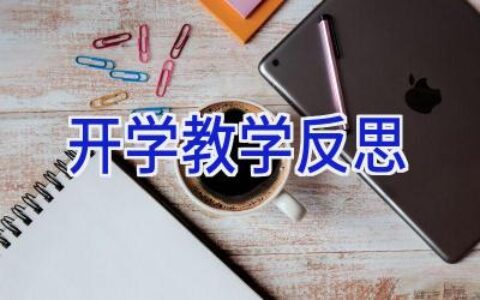 开学教学反思