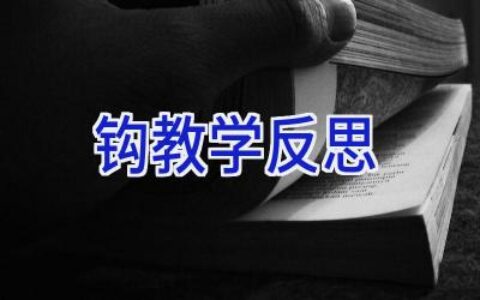 钩教学反思