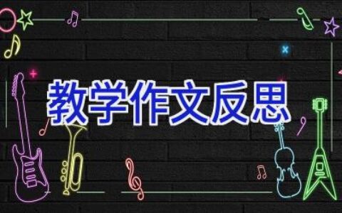 教学作文反思