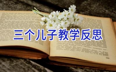 三个儿子教学反思