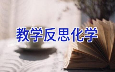 教学反思化学