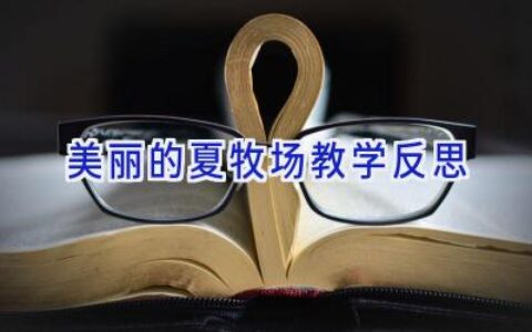 美丽的夏牧场教学反思