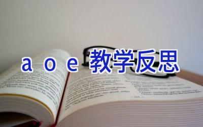 aoe教学反思