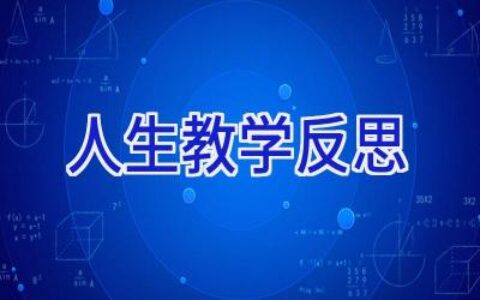 人生教学反思
