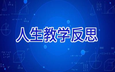 人生教学反思