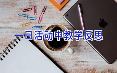 一日活动中教学反思