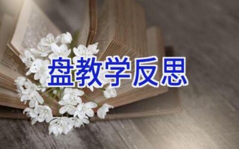 盘教学反思