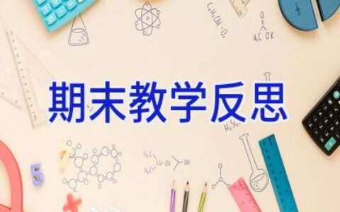 期末教学反思