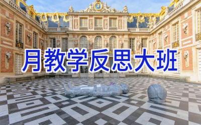 月教学反思大班