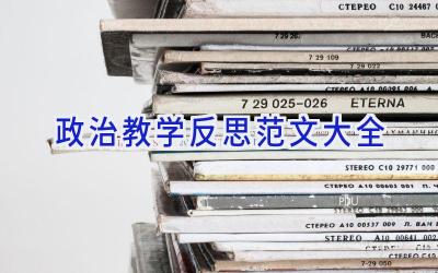 政治教学反思范文大全