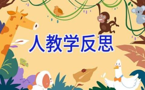人教学反思