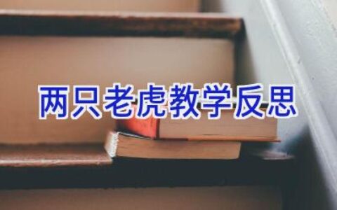 两只老虎教学反思
