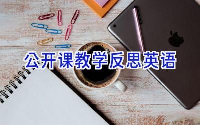 公开课教学反思英语