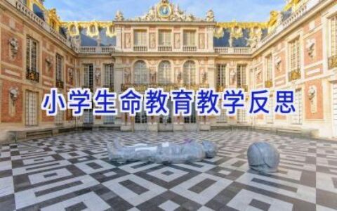 小学生命教育教学反思
