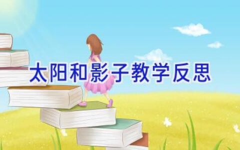 太阳和影子教学反思