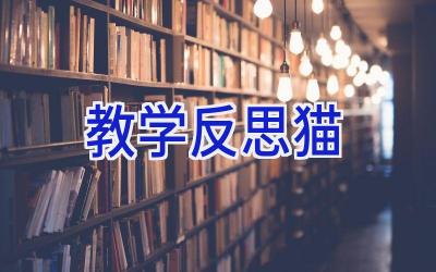 教学反思猫