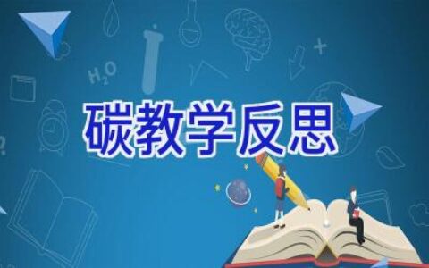 碳教学反思