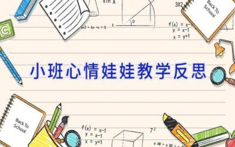 小班心情娃娃教学反思