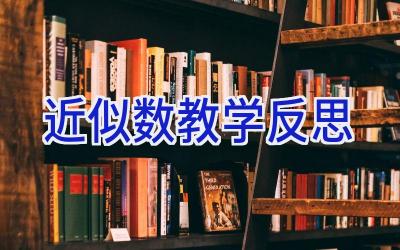 近似数教学反思