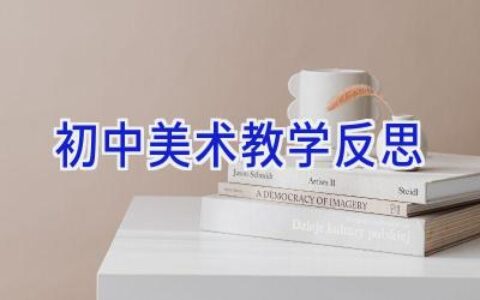 初中美术教学反思