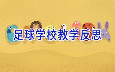 足球学校教学反思