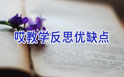 哎教学反思优缺点