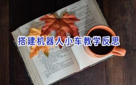 搭建机器人小车教学反思